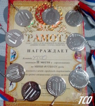 2 место в городской спартакиаде по мини-футболу 2 место в городской спартакиаде по мини-футболу